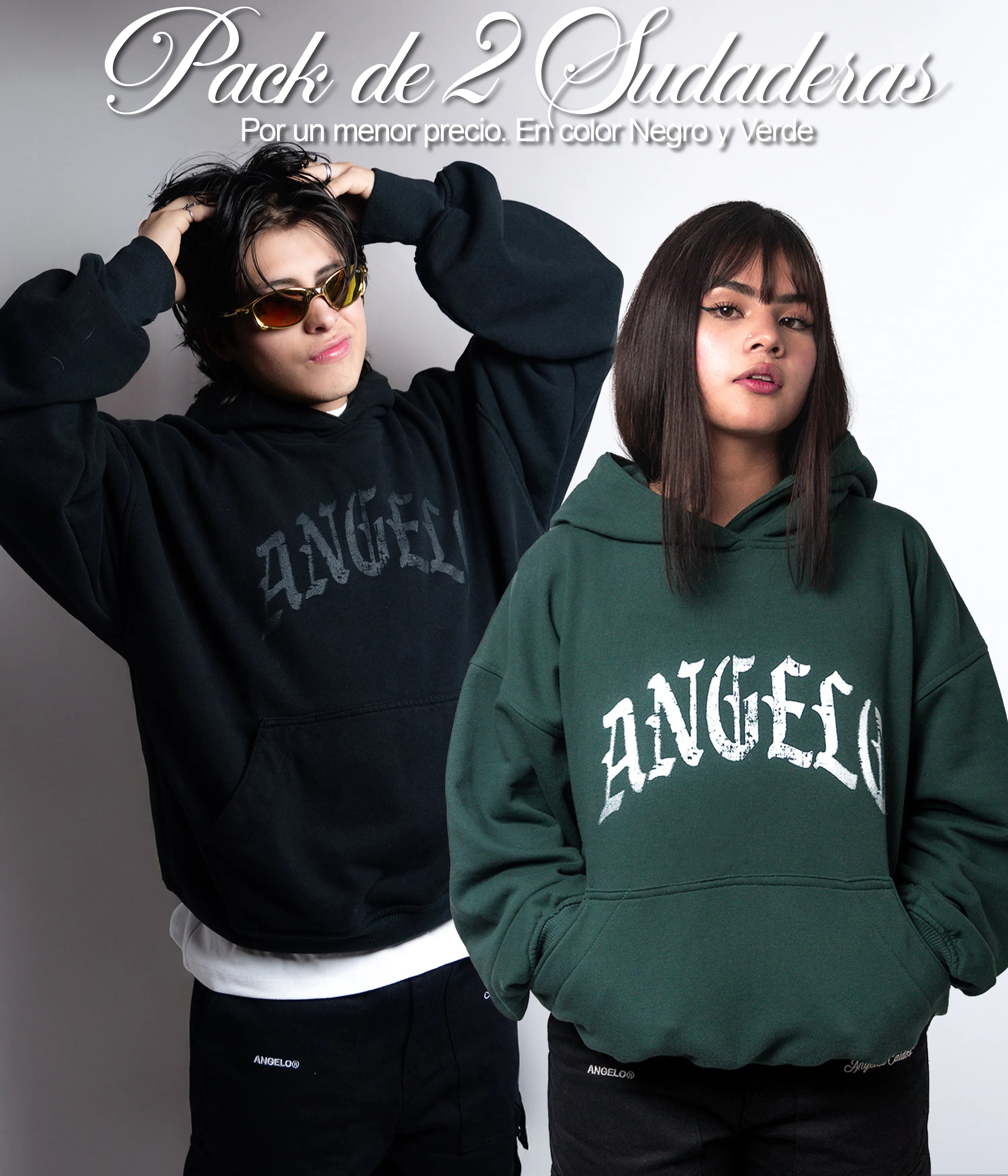 Paquete de Sudaderas Negro y Verde