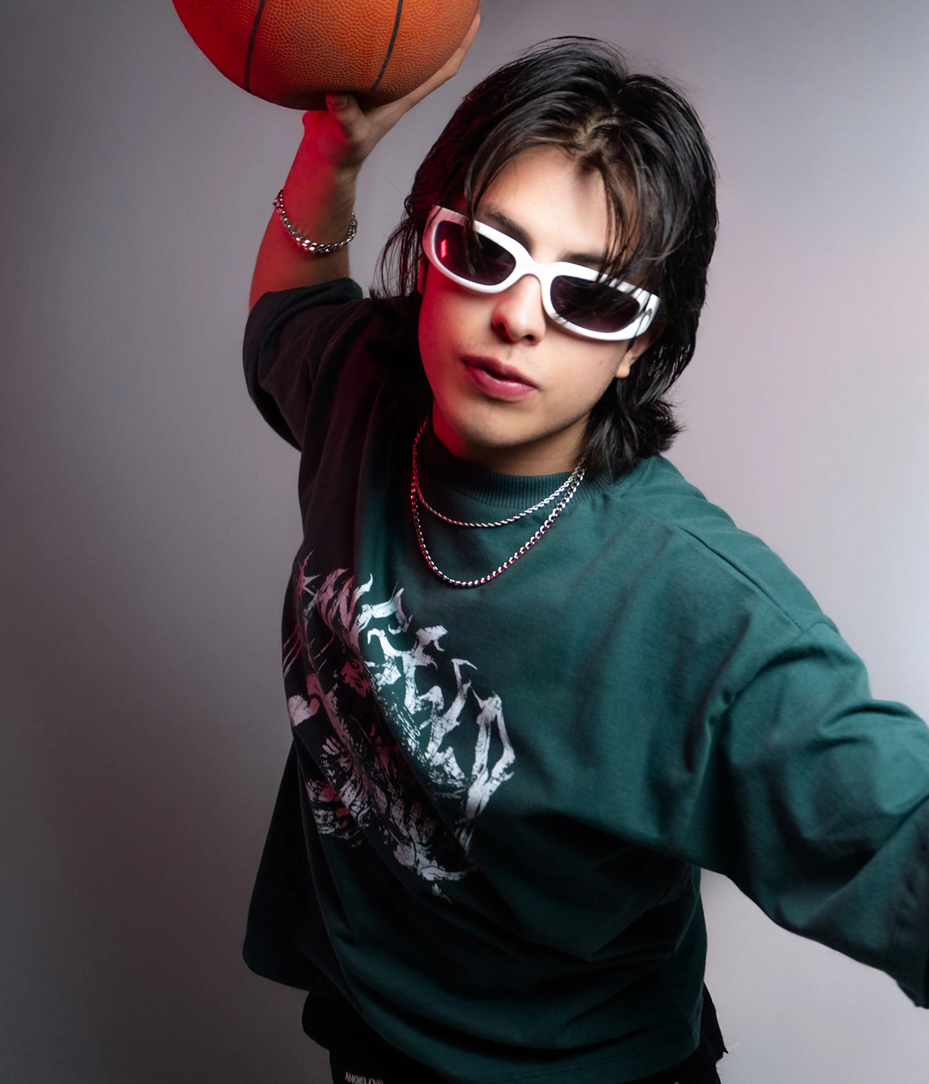 Camiseta "Ángeles Caídos" Verde