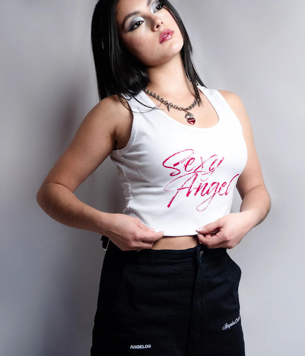Crop top "Sexy Angel" manga siza
