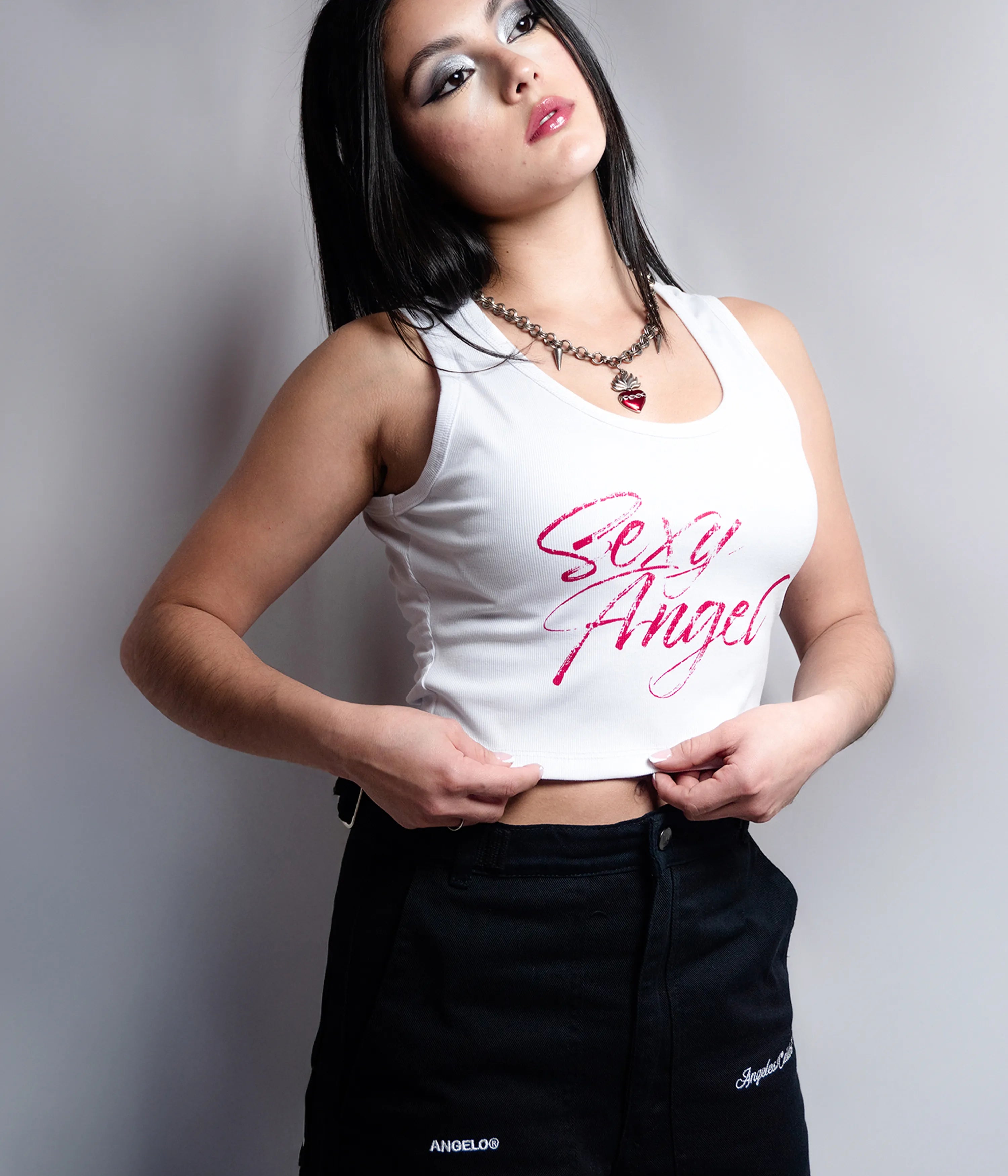 Crop top "Sexy Angel" manga siza