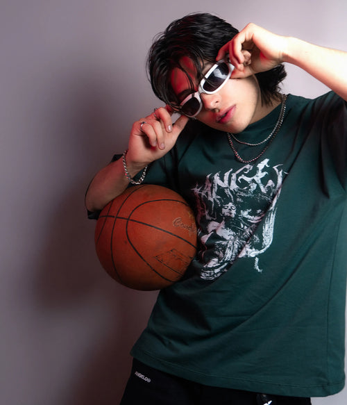 Camiseta "Ángeles Caídos" Verde