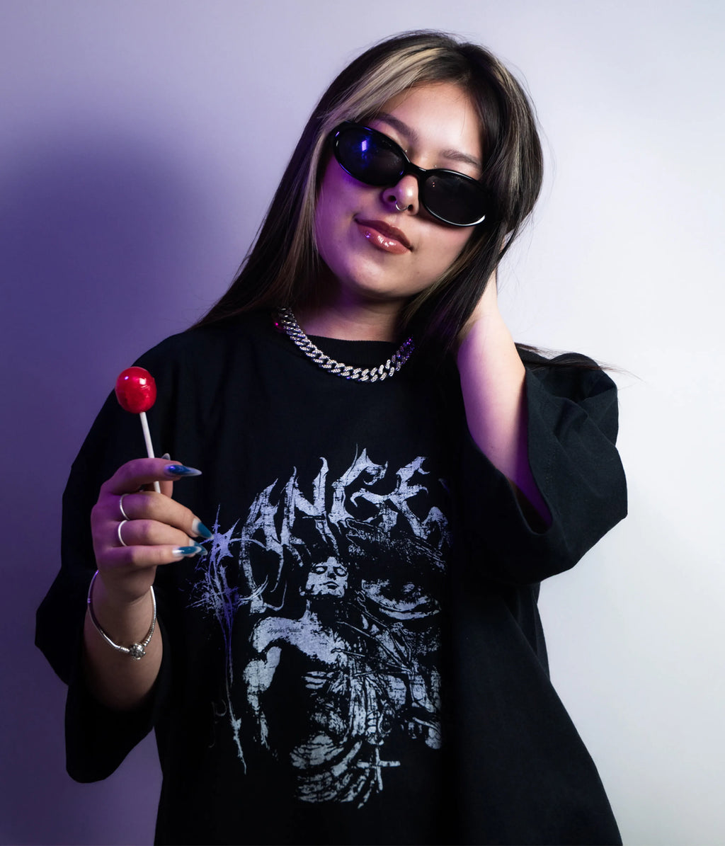 Camiseta "Ángeles Caídos" Negro