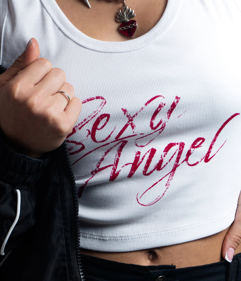 Crop top "Sexy Angel" manga siza