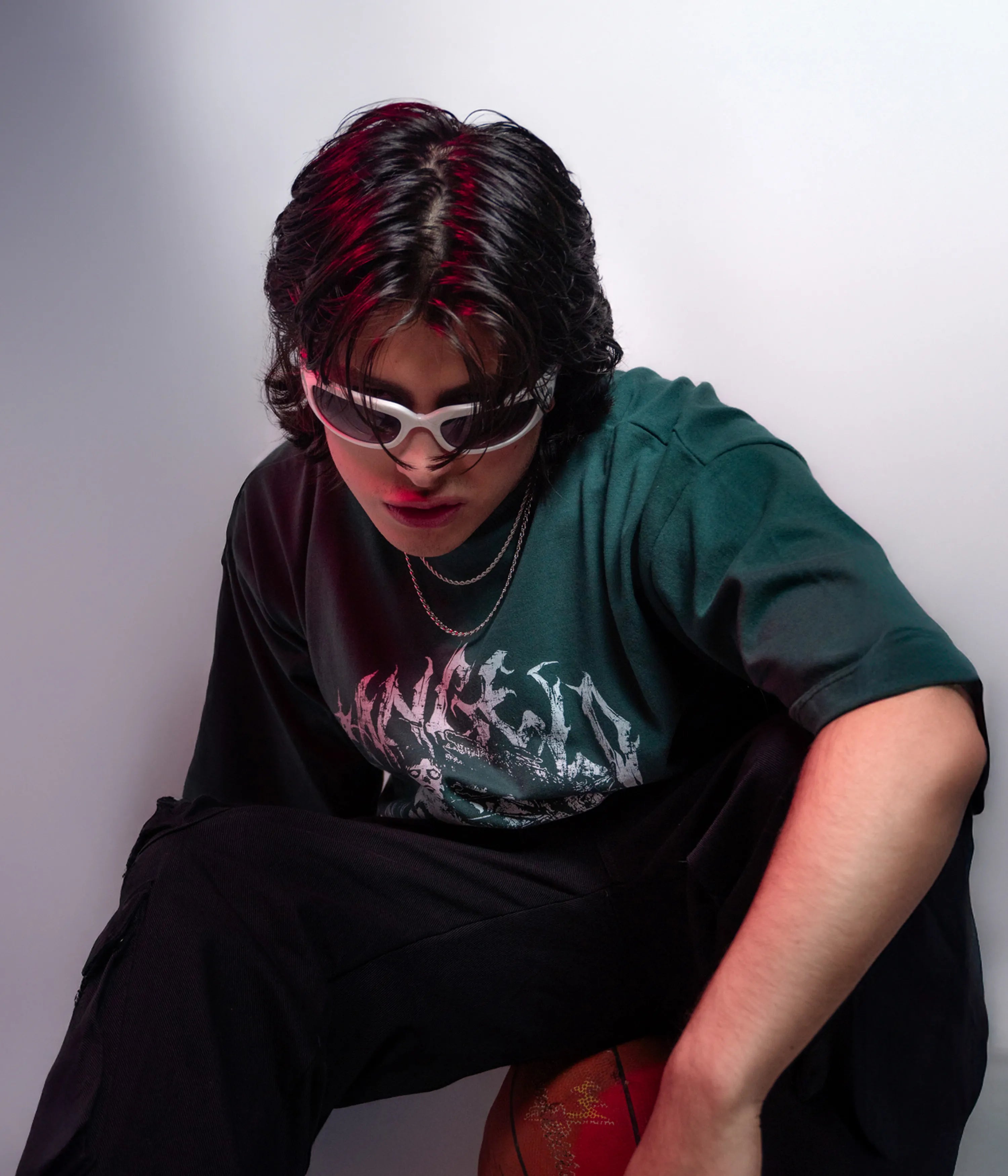 Camiseta "Ángeles Caídos" Verde