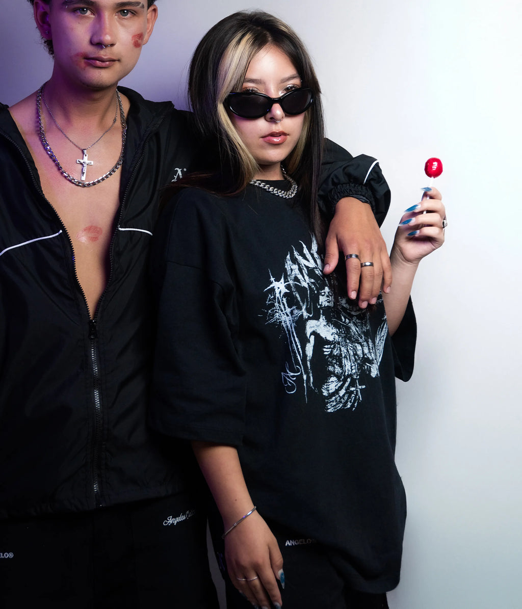 Camiseta "Ángeles Caídos" Negro