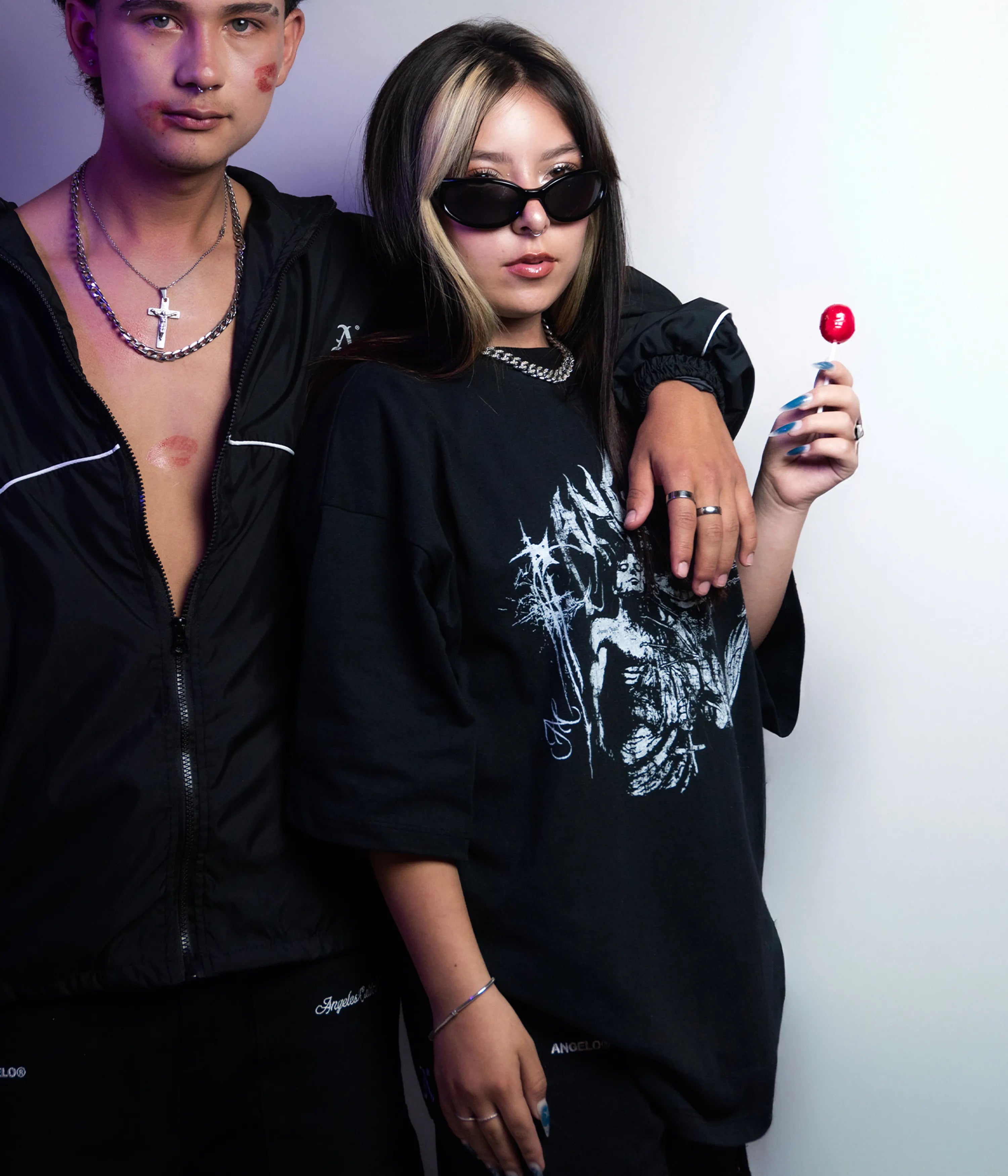 Camiseta "Ángeles Caídos" Negro