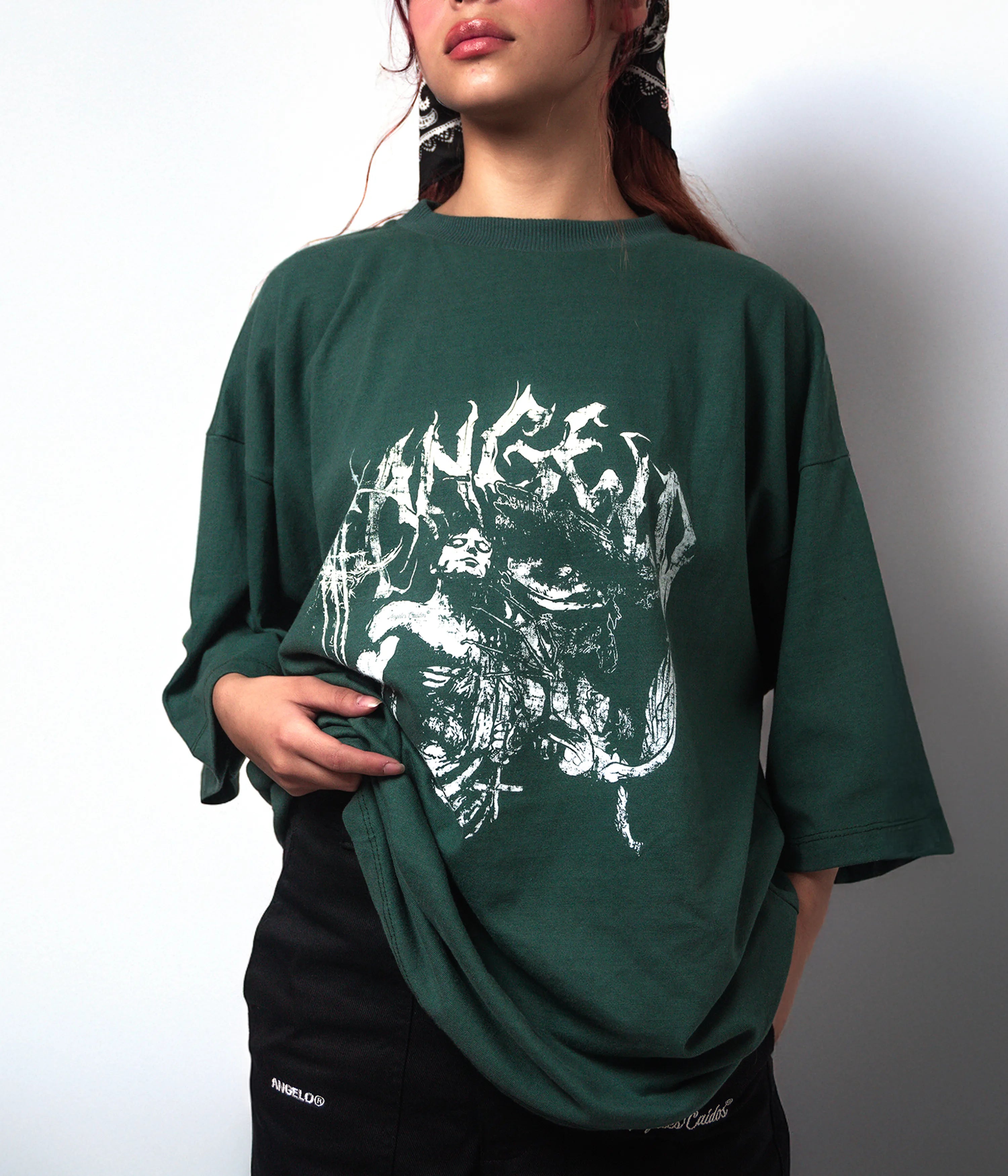 Camiseta "Ángeles Caídos" Verde