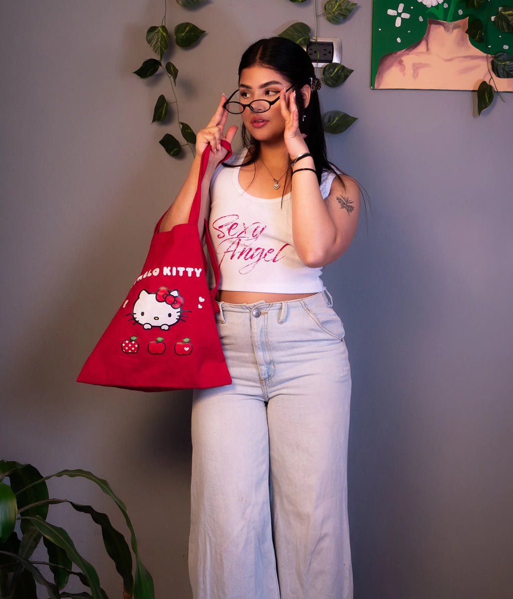 Crop top "Sexy Angel" manga siza