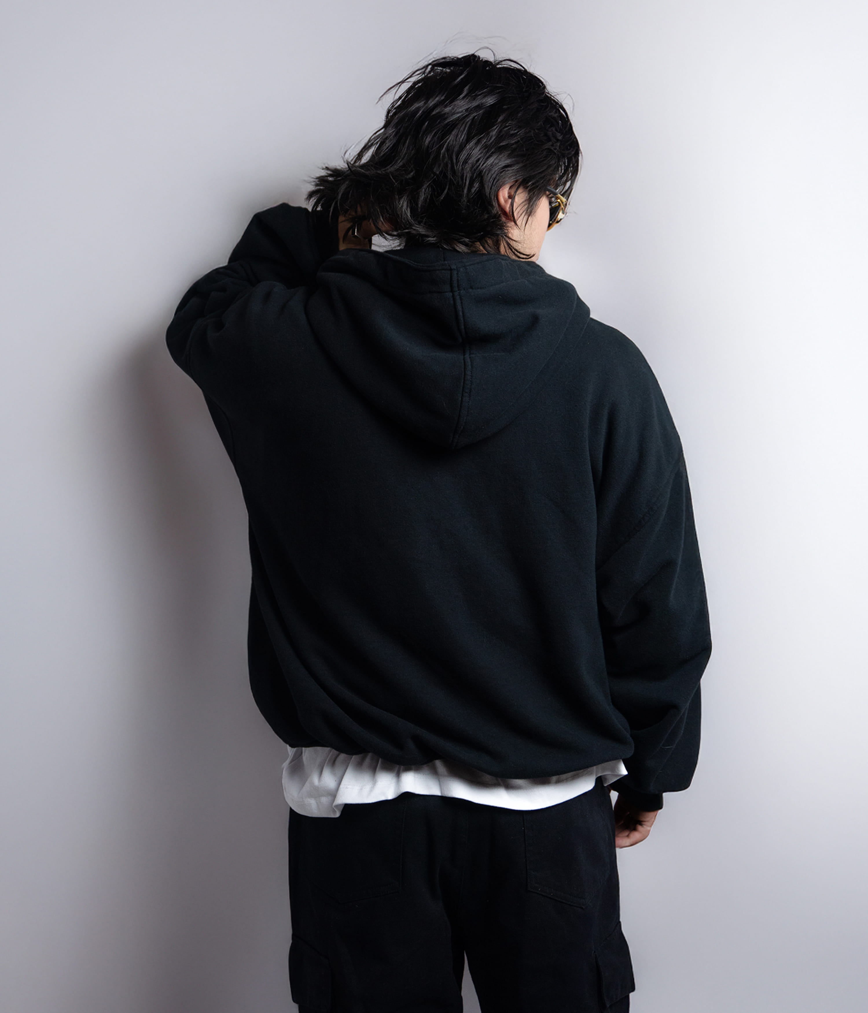 Sudadera estampada "ANGELO" Negra