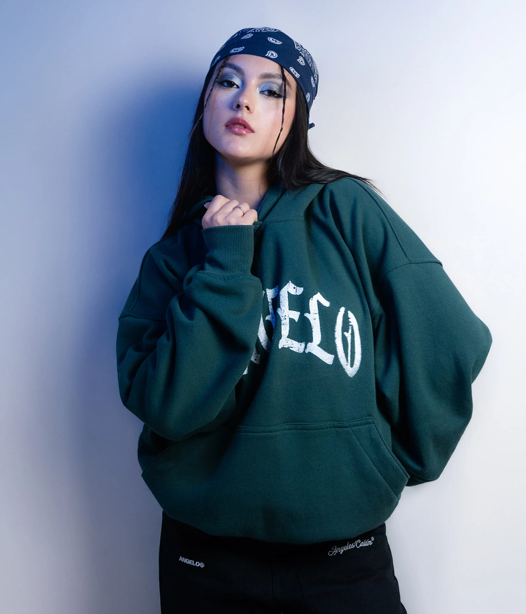 Sudadera estampada "ANGELO" Verde