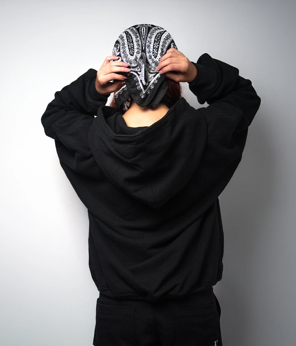 Sudadera estampada "ANGELO" Negra