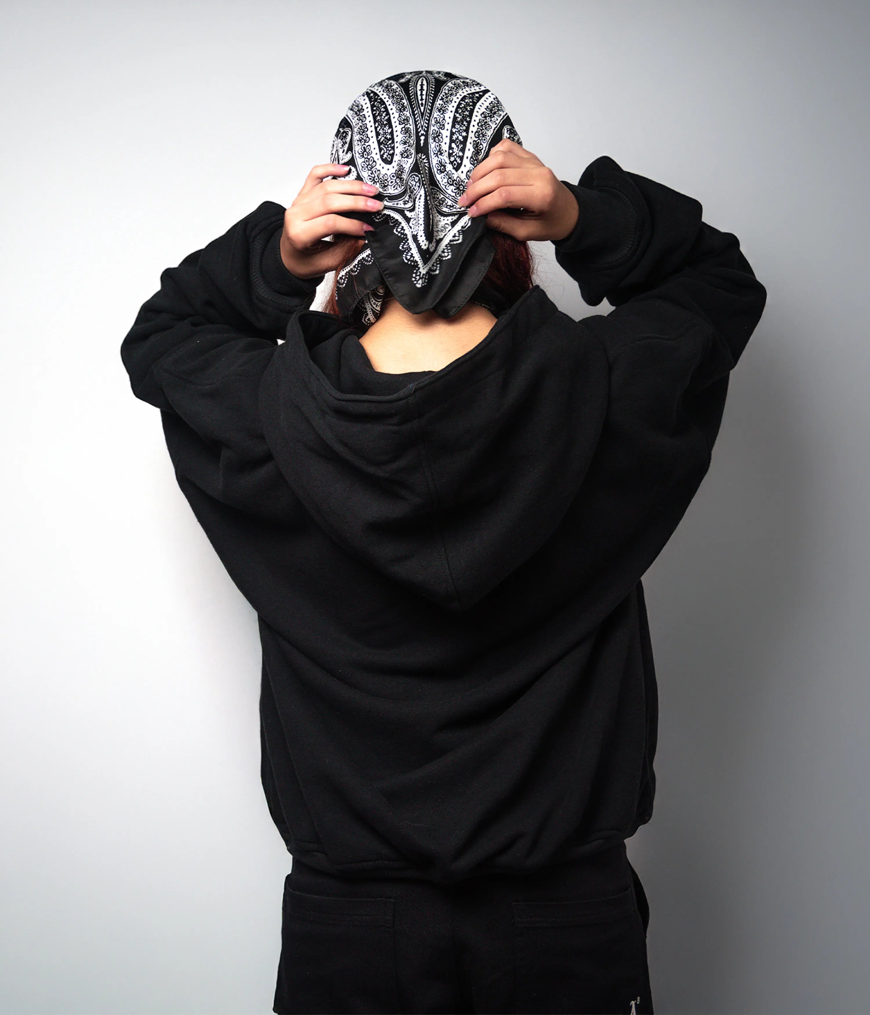 Sudadera estampada "ANGELO" Negra