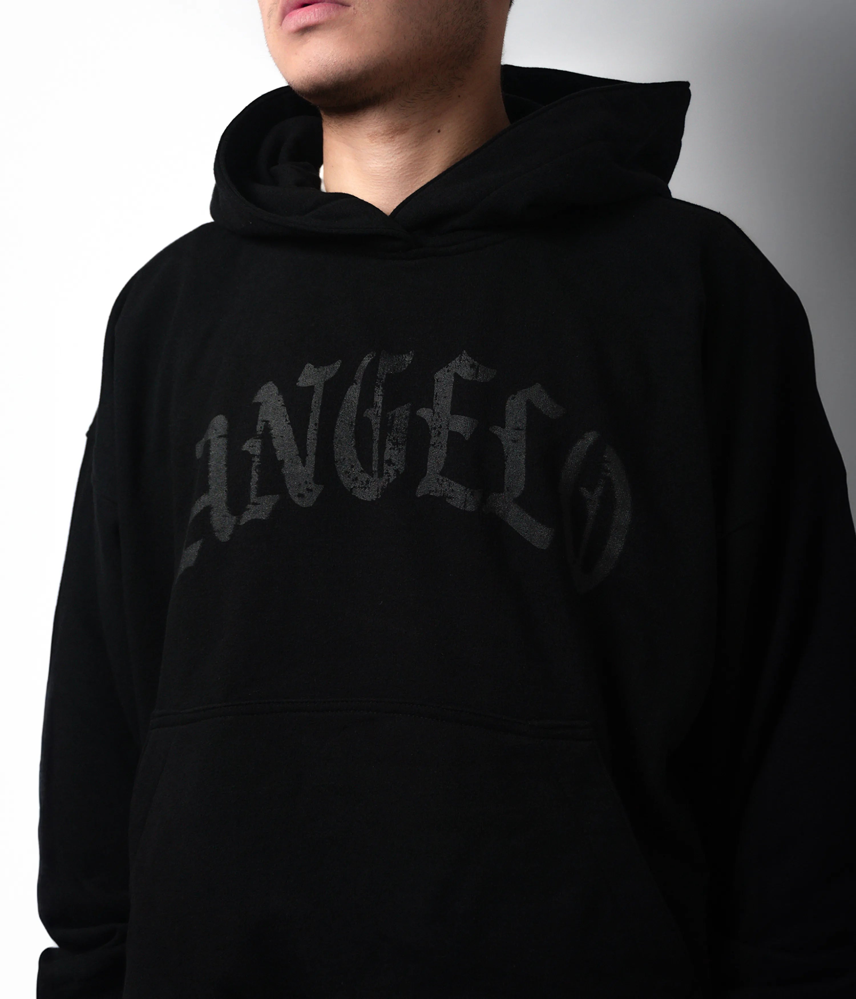 Sudadera estampada "ANGELO" Negra