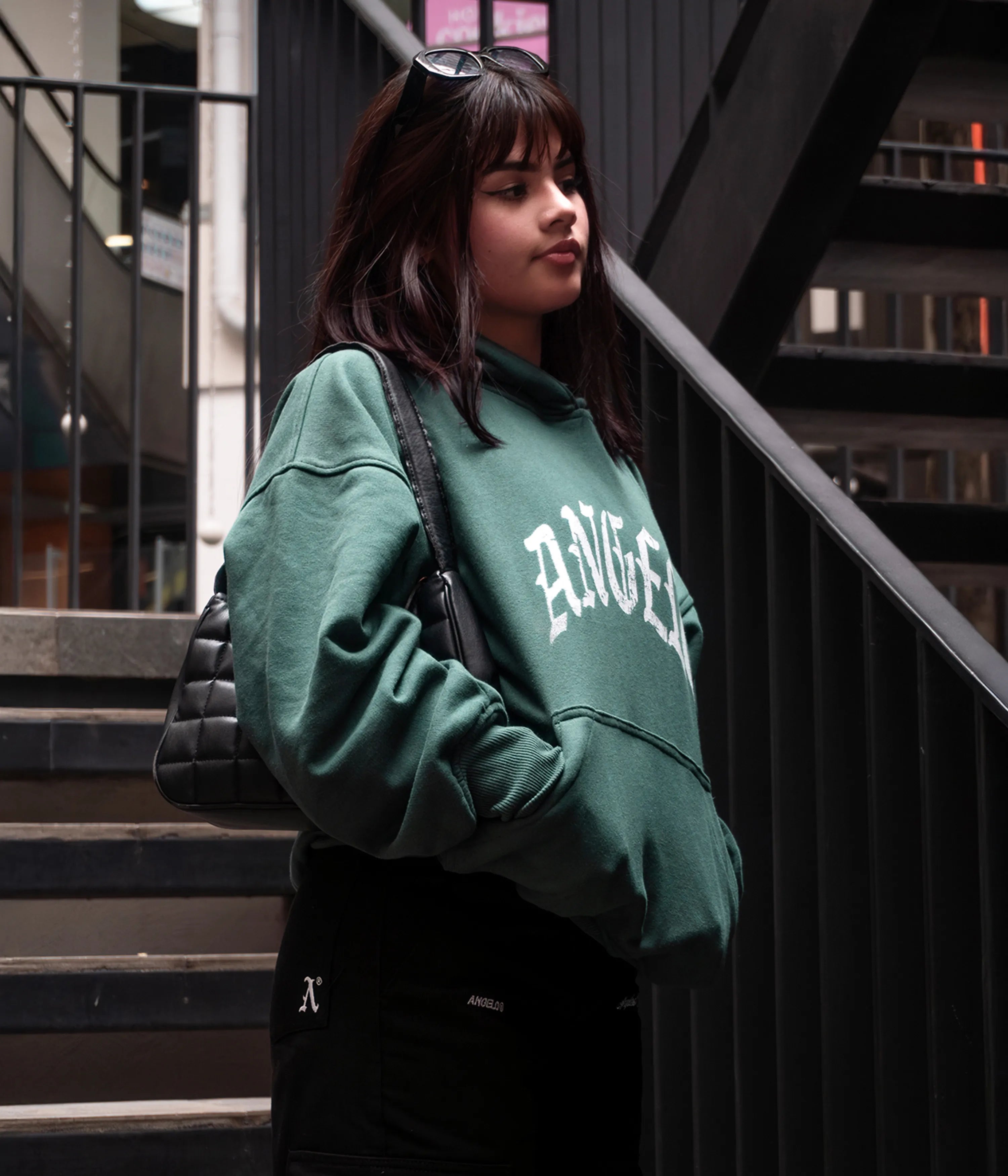 Sudadera estampada "ANGELO" Verde